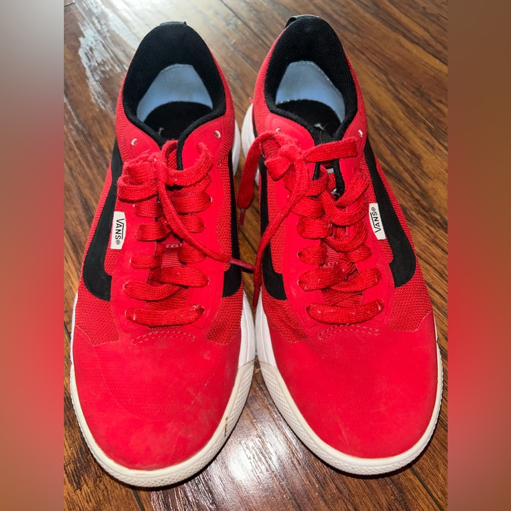 Red and black Vans Ultra Range